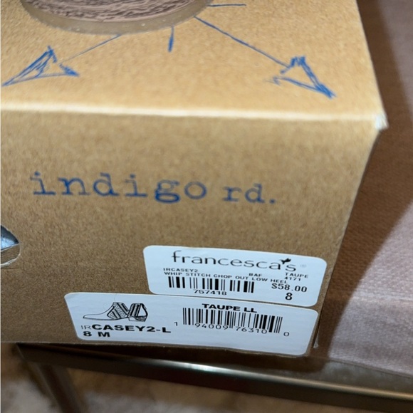 Indigo Beige Ankle Booties - Picture 5 of 5